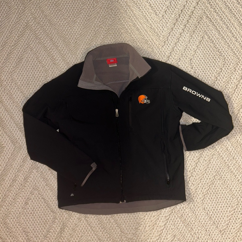 NFL Cleveland Browns Black Bomber Jacket